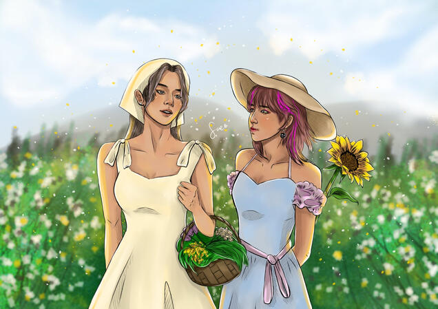 the one with the cheekbone and the princess